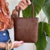 Borsa rettangolino intreccio