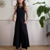 Jump suit cavallo extra basso NERA SusyMix 11M