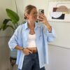Camicia Summer Essential HaveOne 408 AZZURRO
