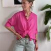 Camicia mussola di cotone HaveOne 387 FUXIA