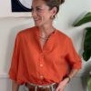 Camicia mussola di cotone HaveOne 387 PAPAYA