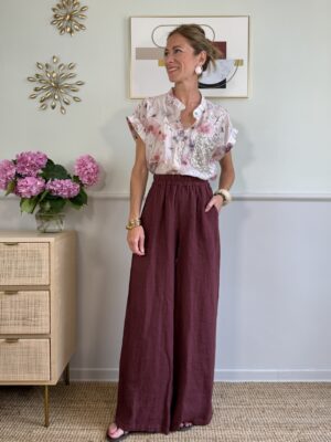Panta gonna 100% lino SusyMix 126 FICO