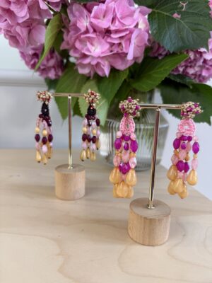 Orecchini crochet e pendenti