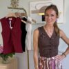 Canotta costina scollo V Susy Mix 350
