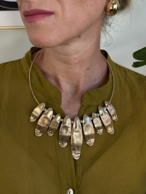 Collana raggi dorati