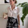 Shorts fantasia etnica base Nera  SusyMix 108