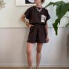 Set taschina T-shirt & shorts SusyMix 304 MORO
