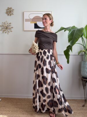 Maxi gonna Cow print SusyMix 494