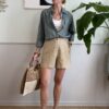 Shorts misto lino beige 5EP