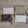 Pochette in rafia e lurex 4 colori