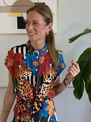 Camicia nodo SAVANA - giaguaro Vicolo 025