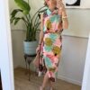 Twin set gonna pareo+ camicia nodo ROSE JUNGLE Vicolo 324