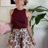 Shorts Farfalla in cotone Flowers Tensione in K09