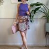 Mini gonna pareo fantasia patchwork/paisley Motel I88