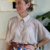 Camicia manica a kimono POIS tabacco Vicolo 303