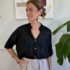 Camicia mussola di cotone HaveOne 387 NERA