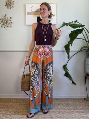 Panta palazzo HaveOne 702 The Island Collection - ZEBRA