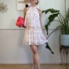 Mini abito balza scollo americana MICRO ROSE SusyMix Y22