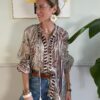 Camicia raglan con frangette Tensione In AA1