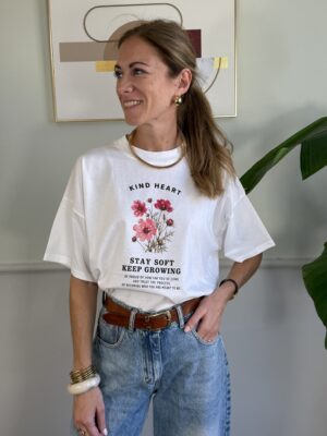 T-shirt over Vicolo Flowers - keep growing 920