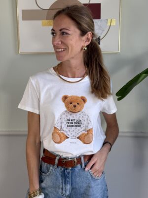 T-shirt regular Vicolo Teddy "energy saving mode" 915