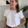 T-shirt regular Vicolo “Meglio soli che nuvole” 055