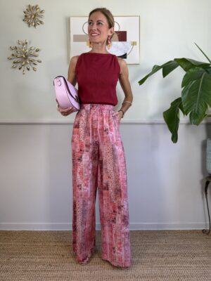 Panta palazzo fantasy Rose SusyMix 32V
