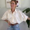 Camicia Kimono Burro inserti a Jour SusyMix D63