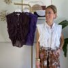 Camicia smanicata con volant 3 colori Susy Mix 4CU