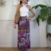 Gonna pareo lunga viola – zebra Vicolo 430