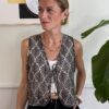 Gilet in mussola con laccetti SusyMix 902
