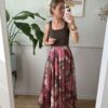 Maxi gonna voile patchwork fantasie Susy Mix K13