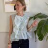 Top maxi rouche acquamarina 0-6 OCCASIONI/NO CAMBIO