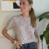 Maglia a mezze maniche crochet color corda Motel 5PL OCCASIONI/NO CAMBIO