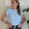 Smanicato in crochet con coulisse in vita Motel 2PL AZZURRO OCCASIONI/NO CAMBIO