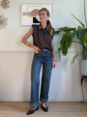 Jeans gamba dritta orlo destroyed 490 - NEW COLLECTION!