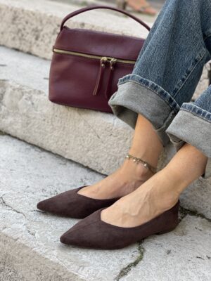 Ballerine a punta in alcantara MORO Susy Mix 244 - NEW COLLECTION!