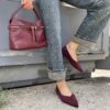 Ballerine a punta in alcantara BORDEAUX Susy Mix 244 – NEW COLLECTION!