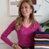 Pull sottile scollo a V best seller SusyMix 903