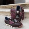 Victoria Saturno nylon & camoscio – MARRON 113