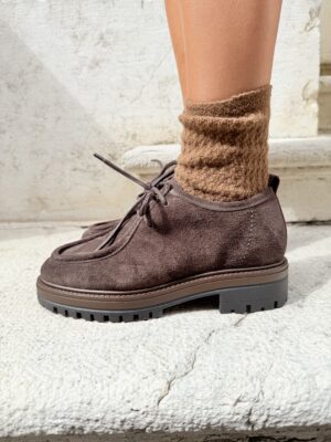 Ingegnere shoes in camosco TESTA DI MORO 116
