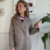 Cappotto taglio giacca 50% lana SusyMix A02
