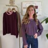 T-shirt rigata manica lunga SusyMix 731