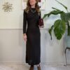 Abito a tubino drappeggi moro SusyMix 333