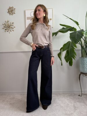 Jeans a palazzo ampio lavaggio zero 490