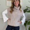 Gilet a coste con zip SusyMix 176