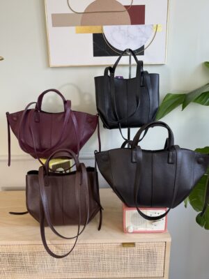 Borsa Tulip in pelle