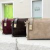 Micky bauletto con lucchetto in pelle