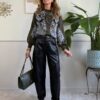 Panta barrel eco-pelle SusyMix T10 – NERO