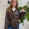 Spencerino maxi manica in eco-pelle 004